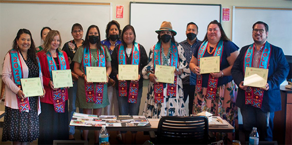 photo of students graduating from POLLEN cohort of Educational Leadership program